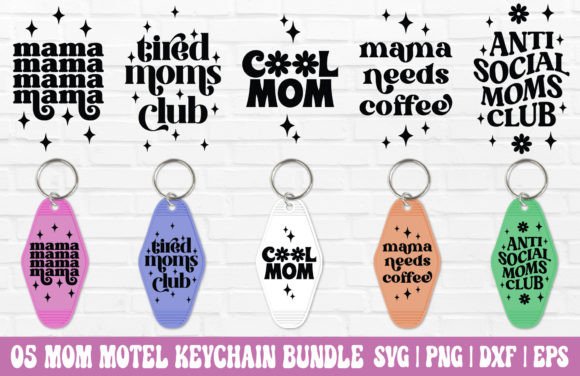 Download Mom Motel Keychain SVG Bundle - Mom SVG - Keychain Collection