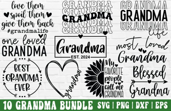 Download Grandma SVG Bundle - Grandma PNG - Grandma svg Collection