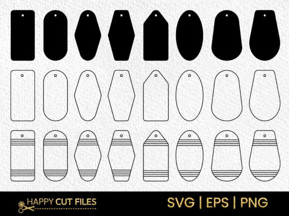 Download Retro Motel Keychain Template Svg Bundle - Keychain Collection