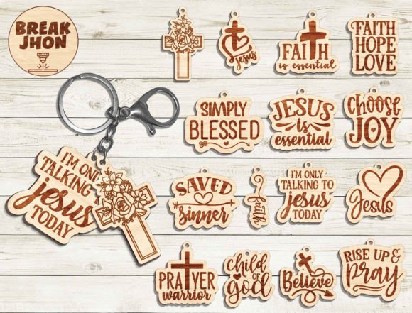Download Cross &amp; Jesus Keychain Svg ,Jesus Cross - Keychain Collection