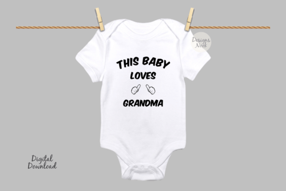 Download This Baby Loves Grandma SVG, Grandma SVG - Grandma svg Collection