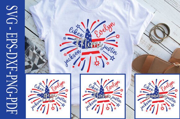 Download Personalized 4th of July Grandma SVG PNG - Grandma svg Collection