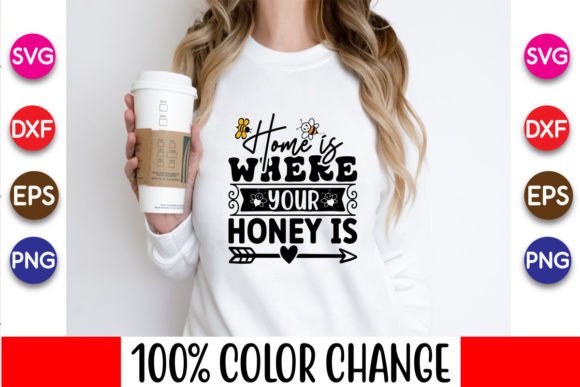Download Home is Where Your Honey is Svg, Bee Svg - Home is where your honey is svg Collection