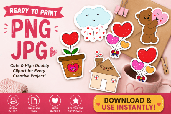 Download Printable Valentine's Day Stickers - Printable valentine's day stickers Collection